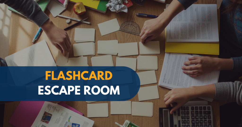 emathinstruction. flashcard escape room game
